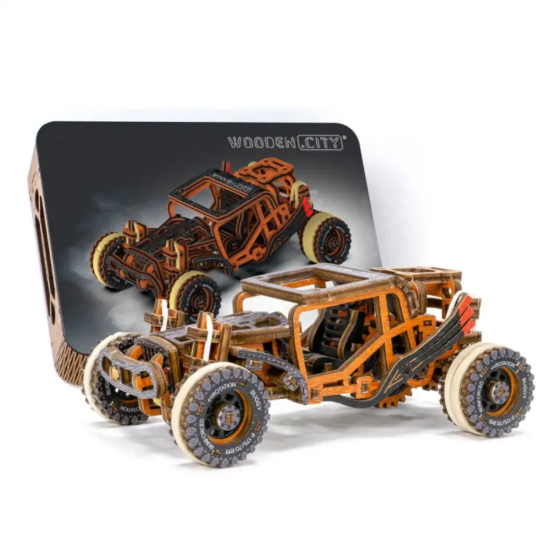 Wooden Puzzle 3D Colored Buggy LE 1
