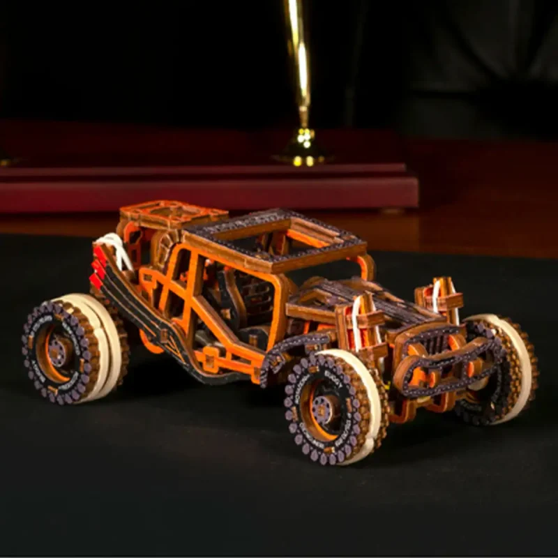 Wooden Puzzle 3D Colored Buggy LE 5