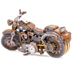 Wooden Puzzle 3D Motorbike Cruiser V-Twin Limited Edition 18