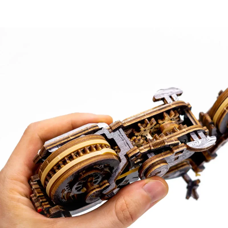 Wooden Puzzle 3D Motorbike Cruiser V-Twin Limited Edition 11