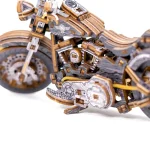 Wooden Puzzle 3D Motorbike Cruiser V-Twin Limited Edition 16