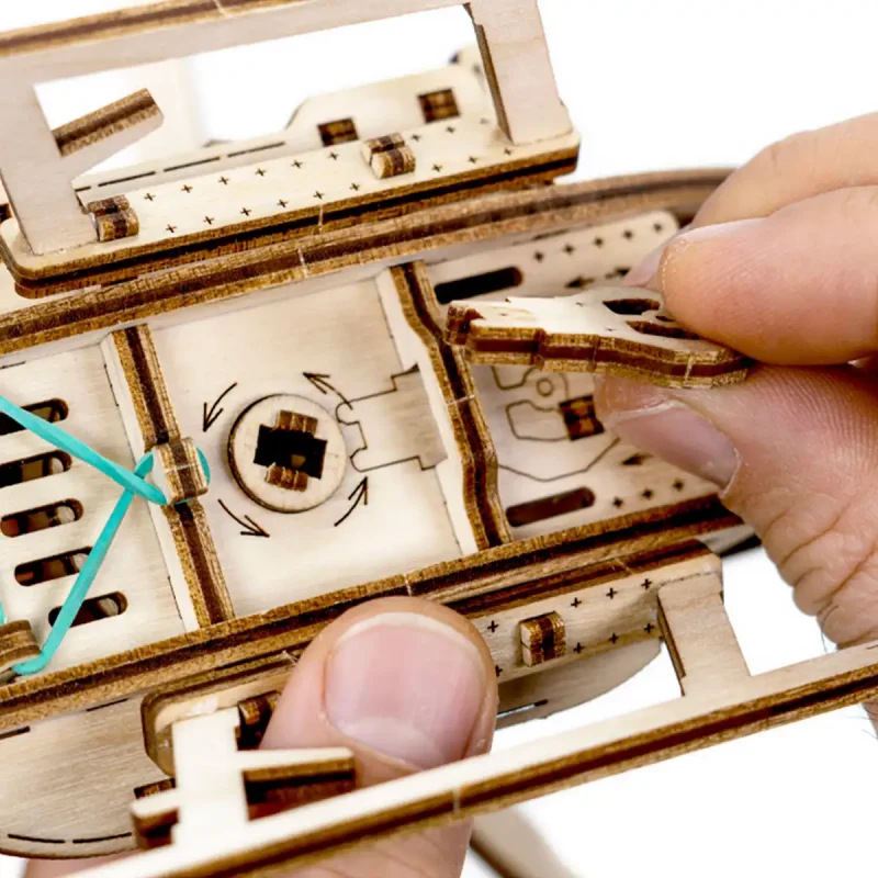 Wooden Puzzle 3D Helicopter 17