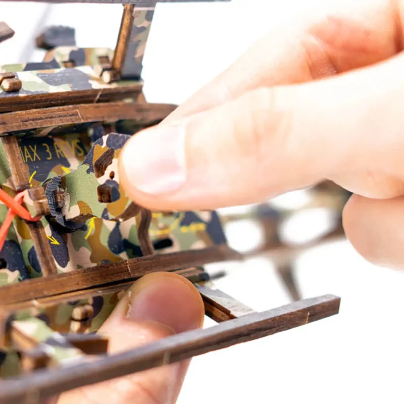 Wooden Puzzle 3D Helicopter Limited Edition 13