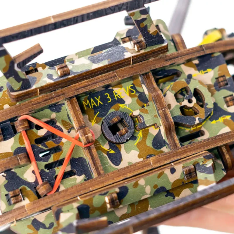 Wooden Puzzle 3D Helicopter Limited Edition 10