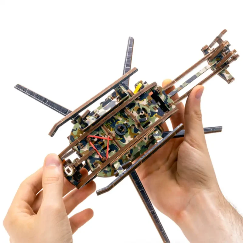 Wooden Puzzle 3D Helicopter Limited Edition 9