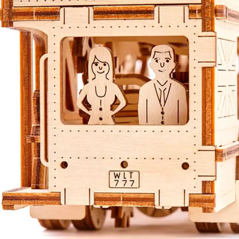 Wooden Puzzle 3D London Bus 19