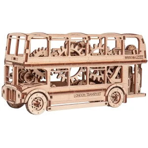 Wooden Puzzle 3D London Bus 12