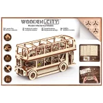 Wooden Puzzle 3D London Bus 1