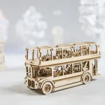 Wooden Puzzle 3D London Bus 11