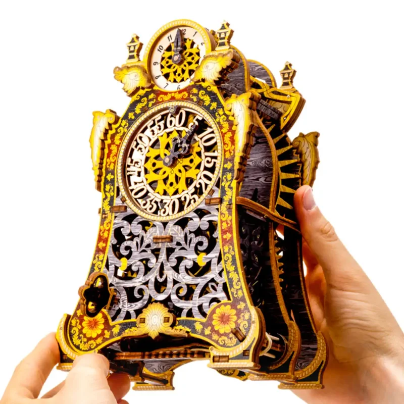 Wooden Puzzle 3D Colored Magic Clock LE 22