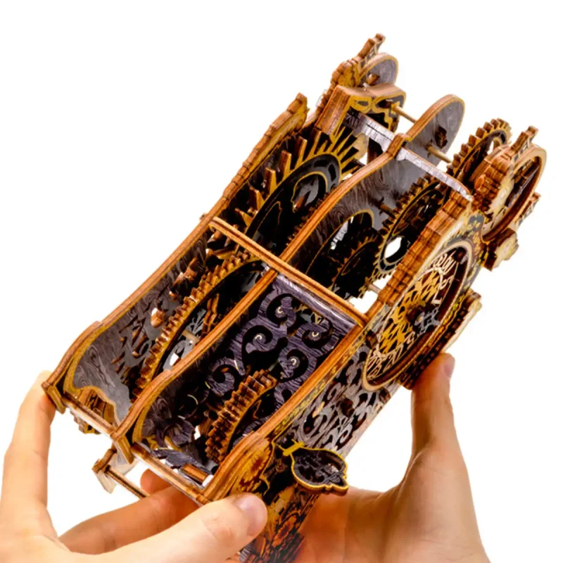 Wooden Puzzle 3D Colored Magic Clock LE 24