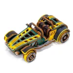 Wooden Puzzle 3D Colored Roadster LE 16
