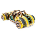 Wooden Puzzle 3D Colored Roadster LE 13