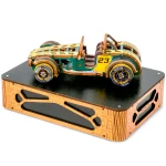 Wooden Puzzle 3D Colored Roadster LE 4