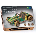 Wooden Puzzle 3D Colored Roadster LE 3