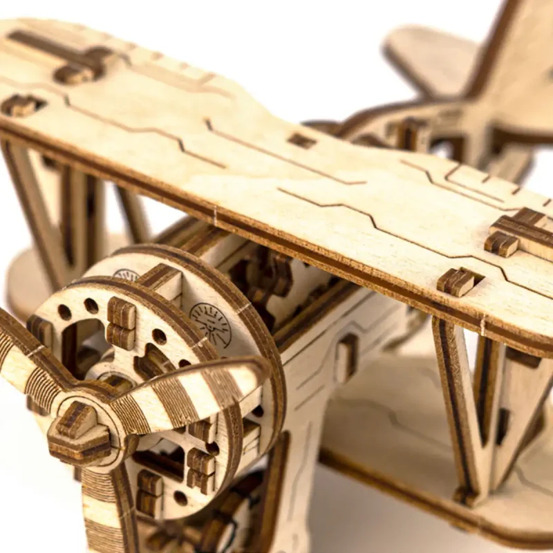 Wooden Puzzle 3D Biplane 32