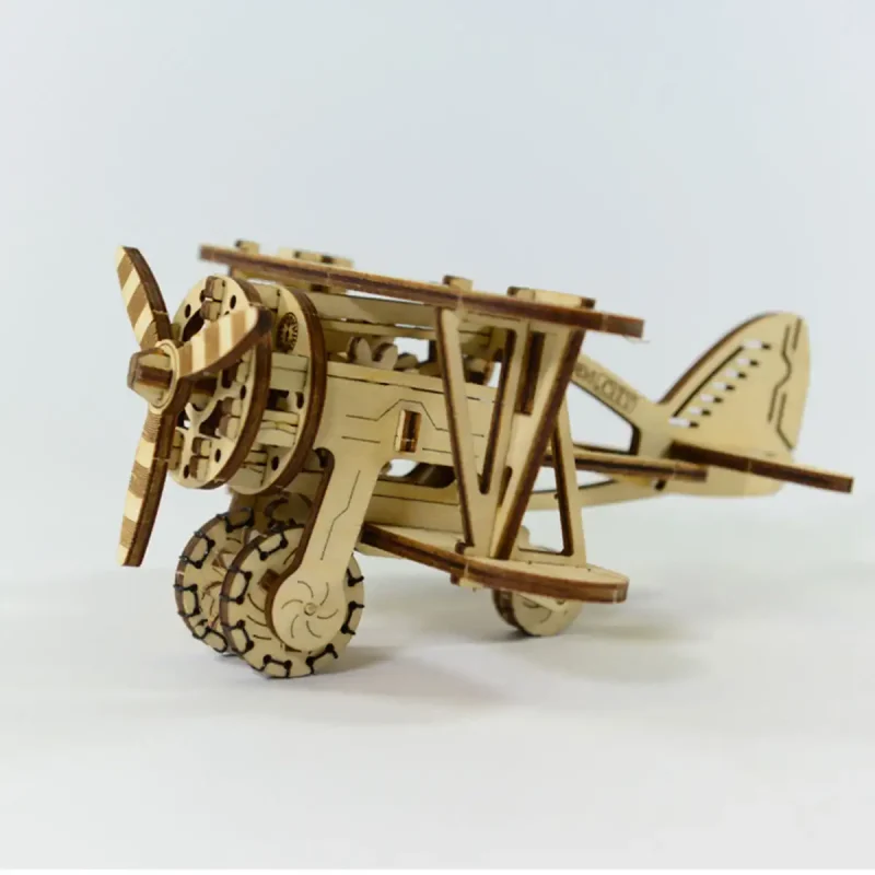 Wooden Puzzle 3D Biplane 21