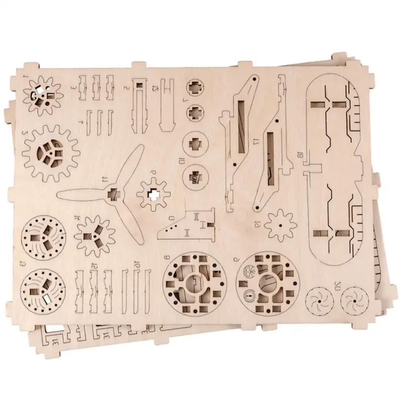 Wooden Puzzle 3D Biplane 5