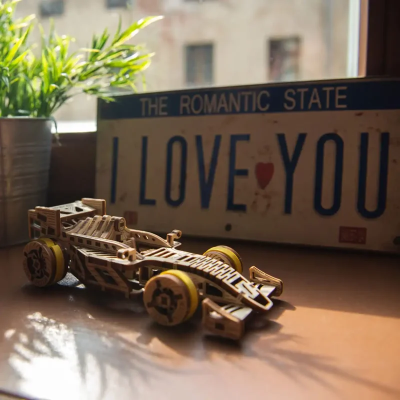 Wooden Puzzle 3D Bolid 12