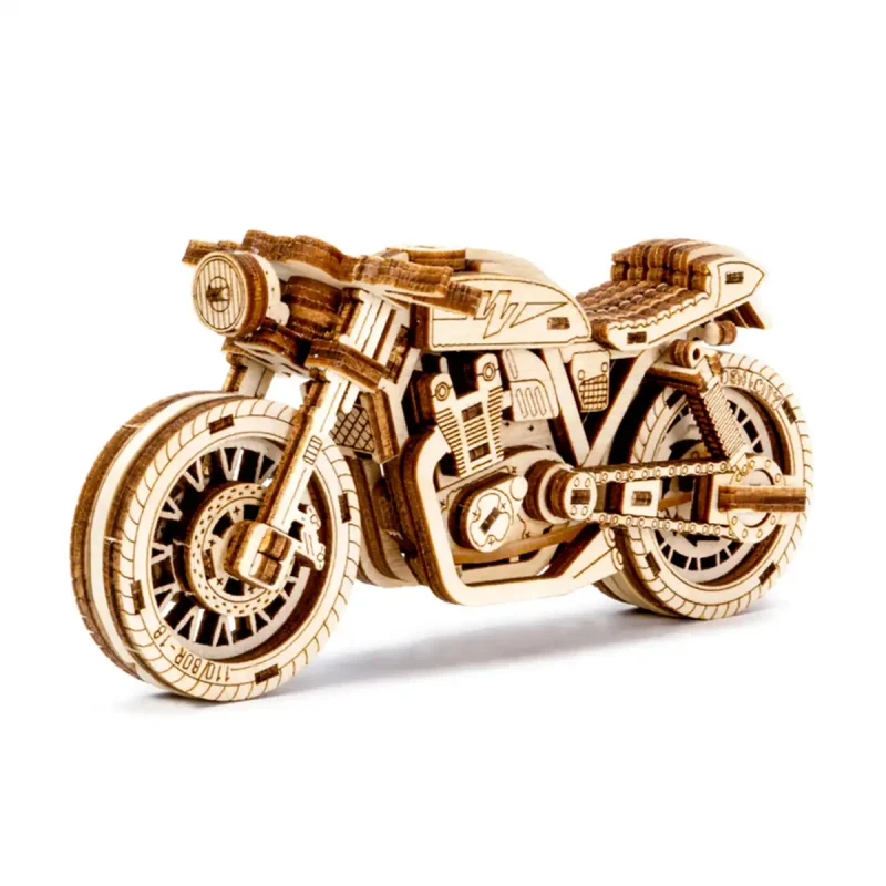 Wooden Puzzle 3D Motorbike Cafe Racer 9