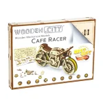Wooden Puzzle 3D Motorbike Cafe Racer 4
