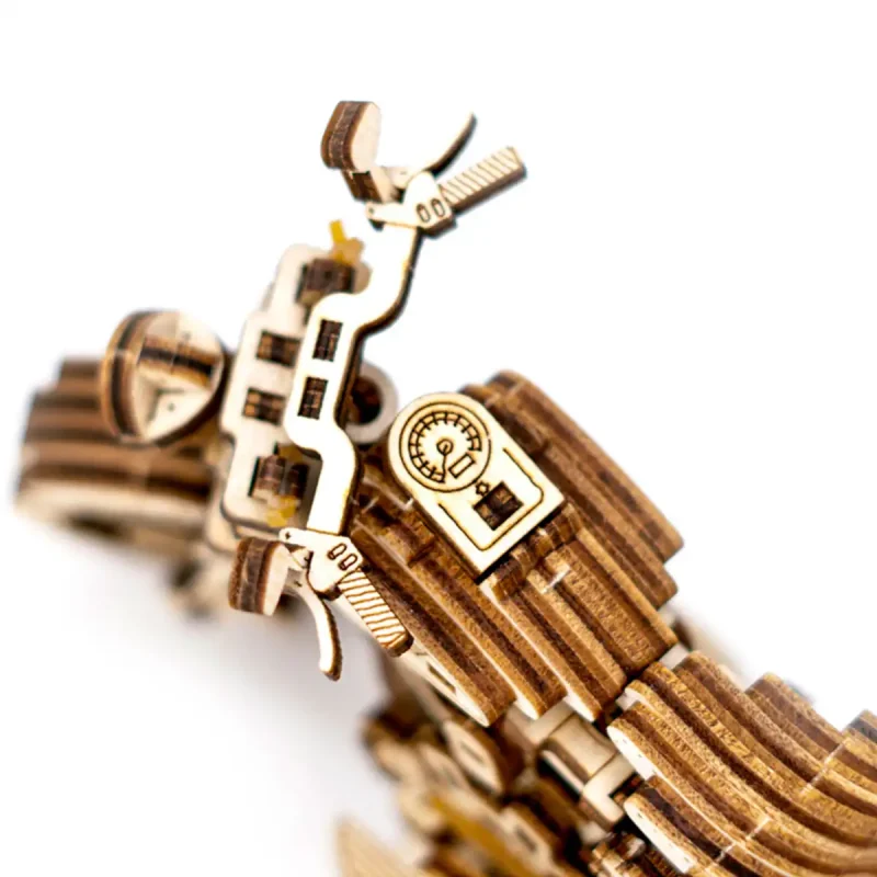 Wooden Puzzle 3D Motorbike Cruiser V-Twin 24