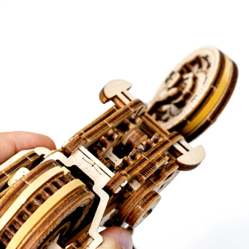 Wooden Puzzle 3D Motorbike Cruiser V-Twin 25