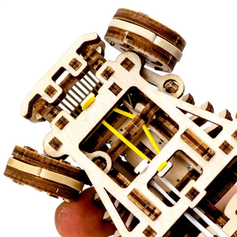 Wooden Puzzle 3D Car Hot Rod 7