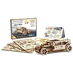 Wooden Puzzle 3D Car Hot Rod 18