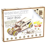 Wooden Puzzle 3D Car Hot Rod 15