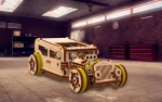 Wooden Puzzle 3D Car Hot Rod 25