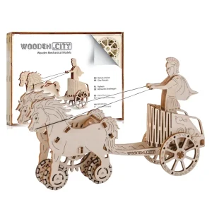Wooden Puzzle 3D Roman Chariot 7