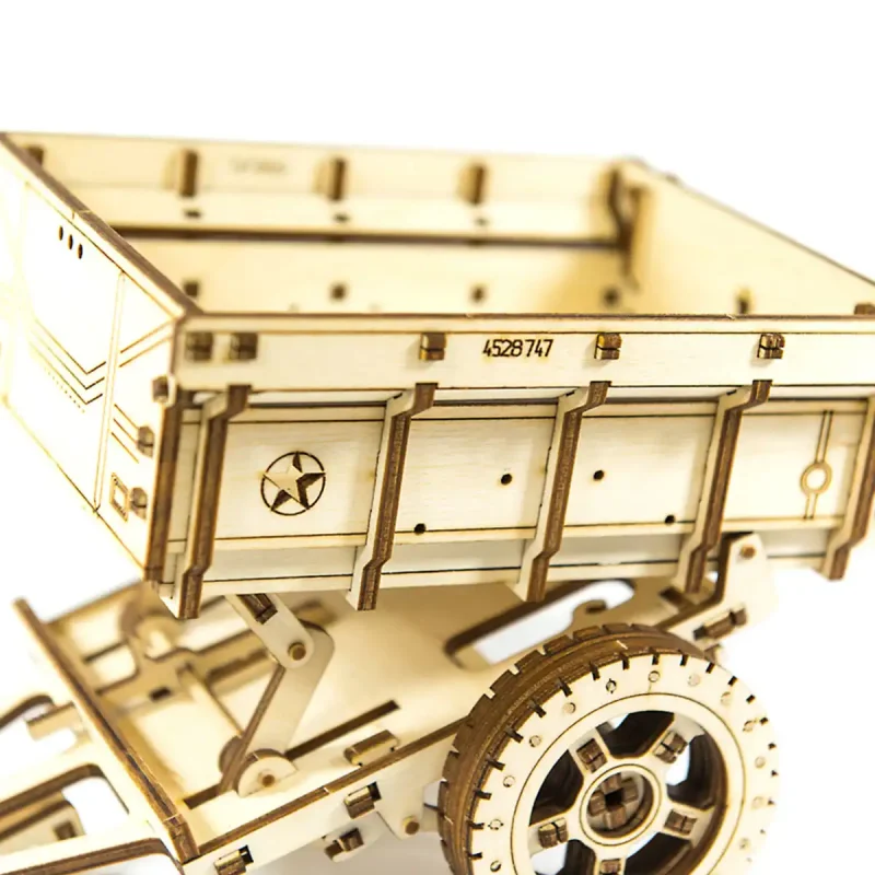 Wooden Puzzle 3D Trailer for 4x4 25