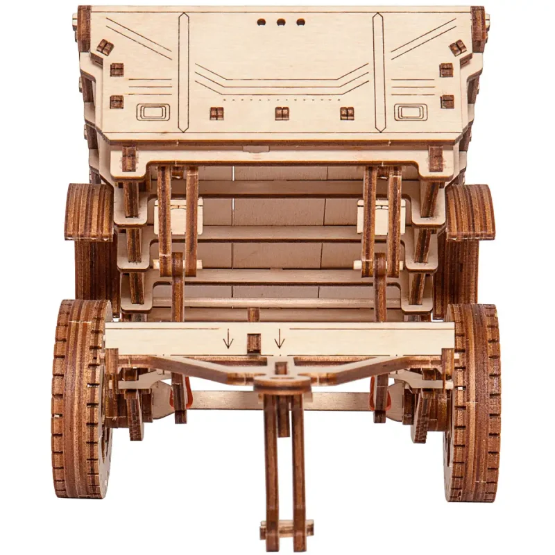 Wooden Puzzle 3D Trailer for 4x4 12