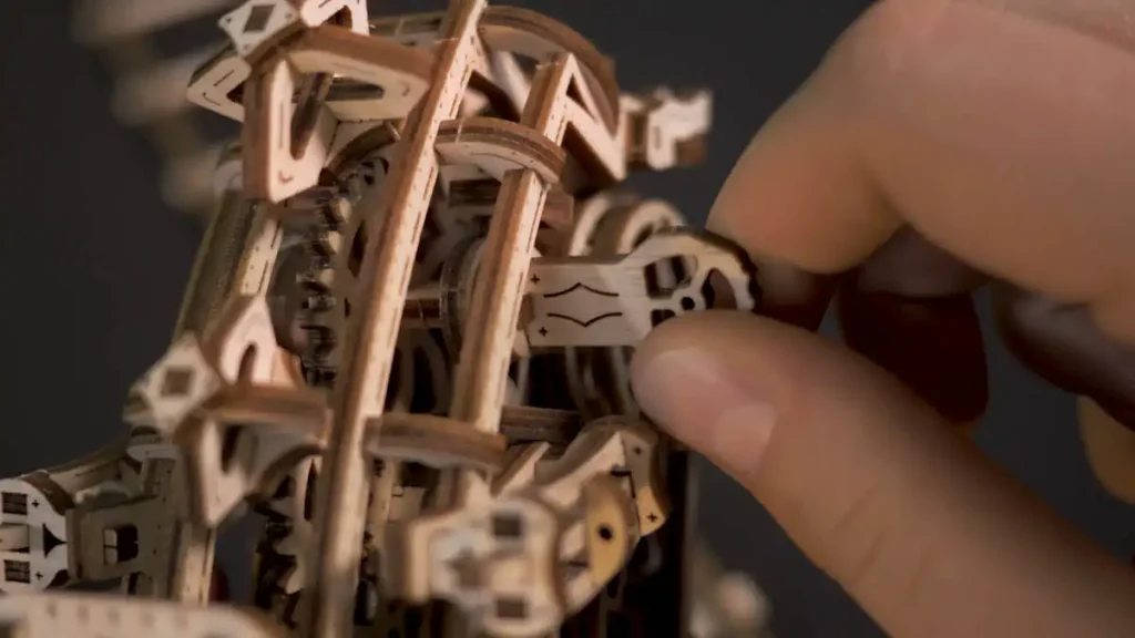 Mechanical UGEARS wooden 3D puzzle Model Robot Factory