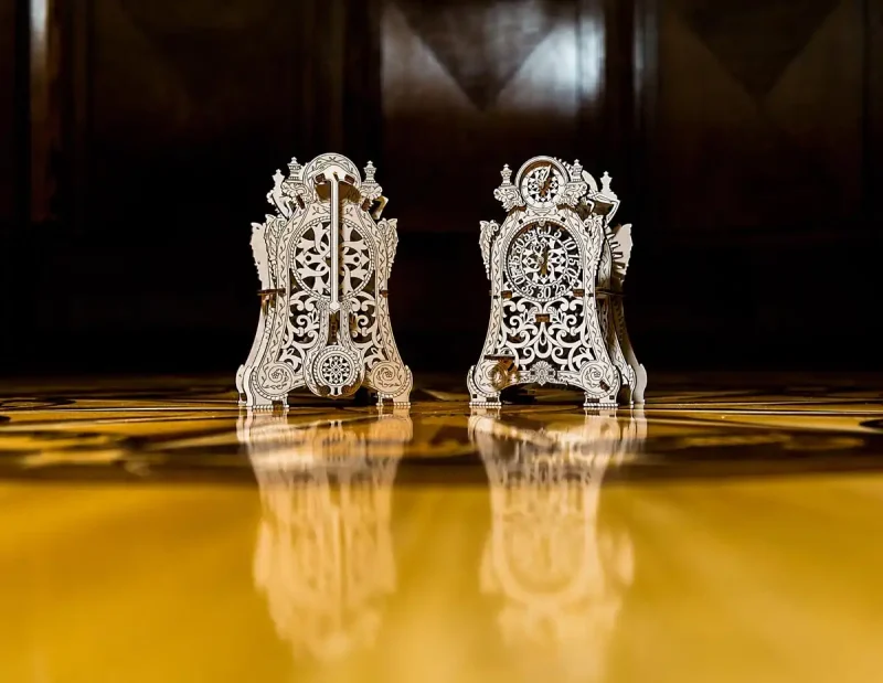 Wooden Puzzle 3D Magic Clock 16