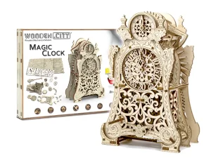 Wooden Puzzle 3D Magic Clock Opis 1