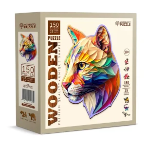 Wooden Puzzle 150 Gaudy Cougar 7