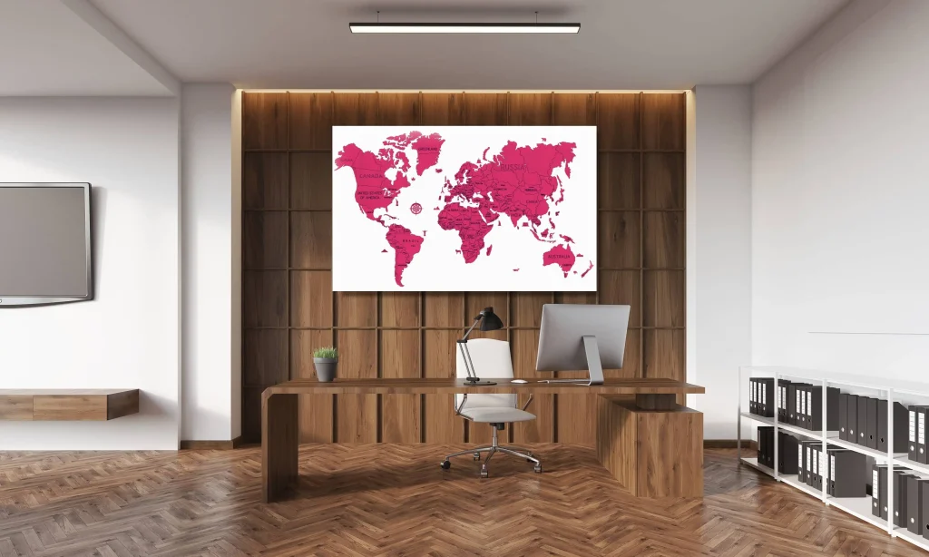 Wooden Map Puzzle 3D World World Map Colour XXL Opis 16