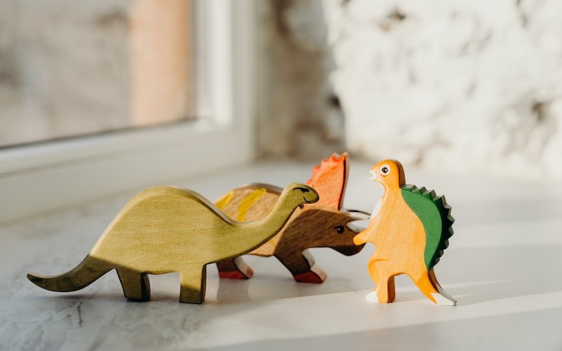 3D wooden dinosaur puzzle