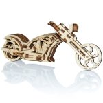 Wooden Puzzle 3D Motorbike Chopper Widget 3