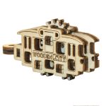 Wooden Puzzle 3D Car Widgets Public Transport - 5