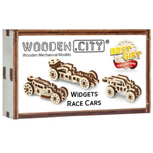 Wooden Puzzle 3D Car Widgets Race Cars- 1