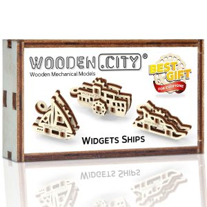 Wooden 3D Puzzle Widgets Ships - 1