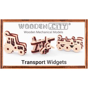 Wooden 3D Puzzle Transport Widgets - 1