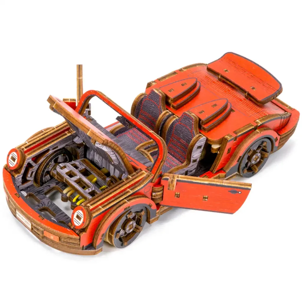 Puzzle 3D bois coloré Voiture de sport Édition Limitée 4