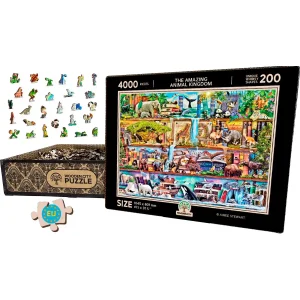 Wooden Puzzle 4000 The Amazing Animal Kingdom 12