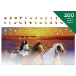 Wooden Puzzle 4000 Wild Horses On The Beach 9