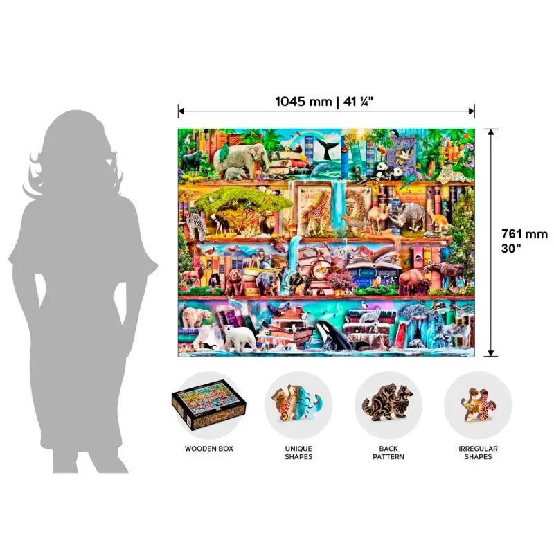 Wooden Puzzle 4000 The Amazing Animal Kingdom 16