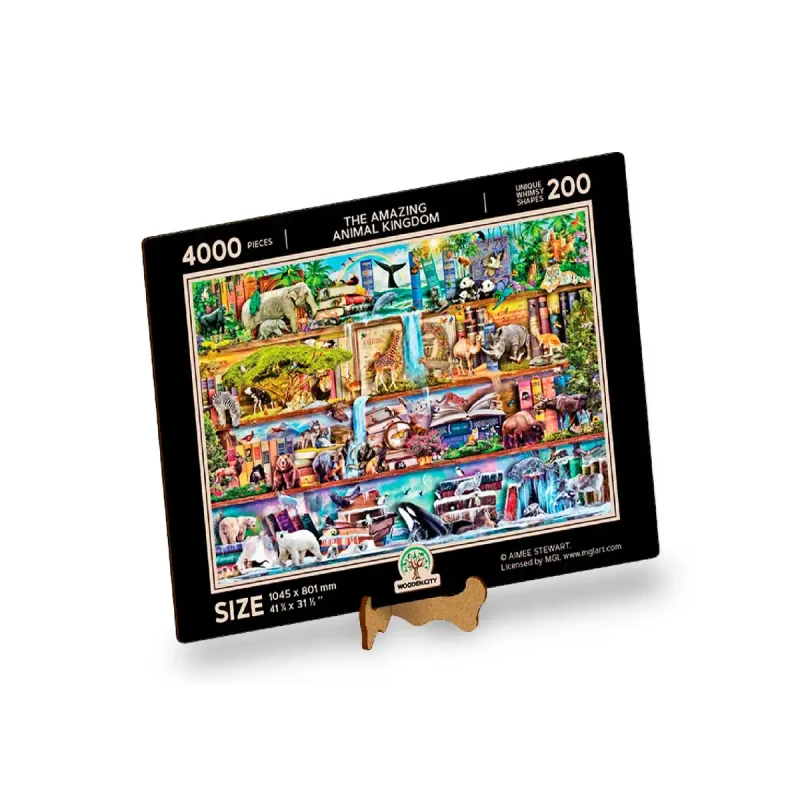 Wooden Puzzle 4000 The Amazing Animal Kingdom 5
